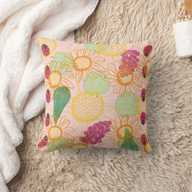 Almofada Ladybird e Fruta Garden Cushion (Cobertor)