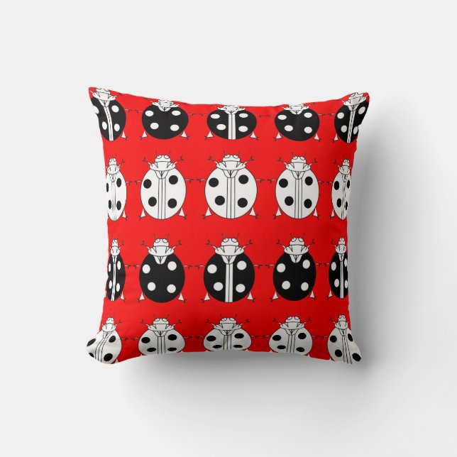Almofada ladybirds pattern (Frente)