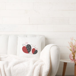 Almofada Ladybug Heart fofo