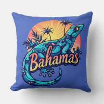 Lagarto das Bahamas no Caribe