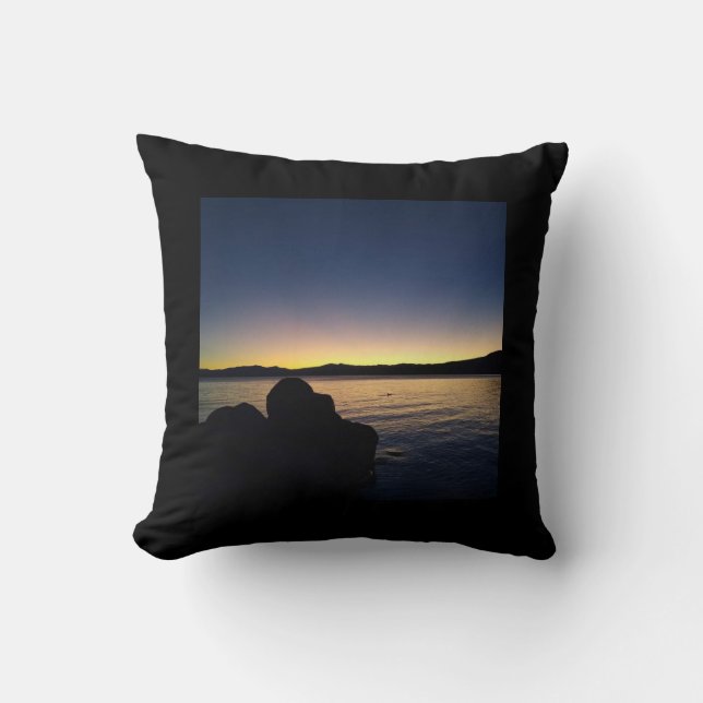 Almofada Lago Tahoe Sunset (Frente)