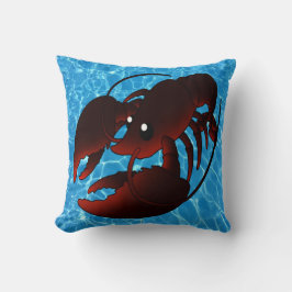 Almofada Lagosta Vermelha de Cartoon