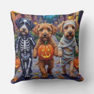 Almofada Lagotto Romagnolo Trick-or-Treating Halloween