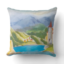 Lake in the mountains.