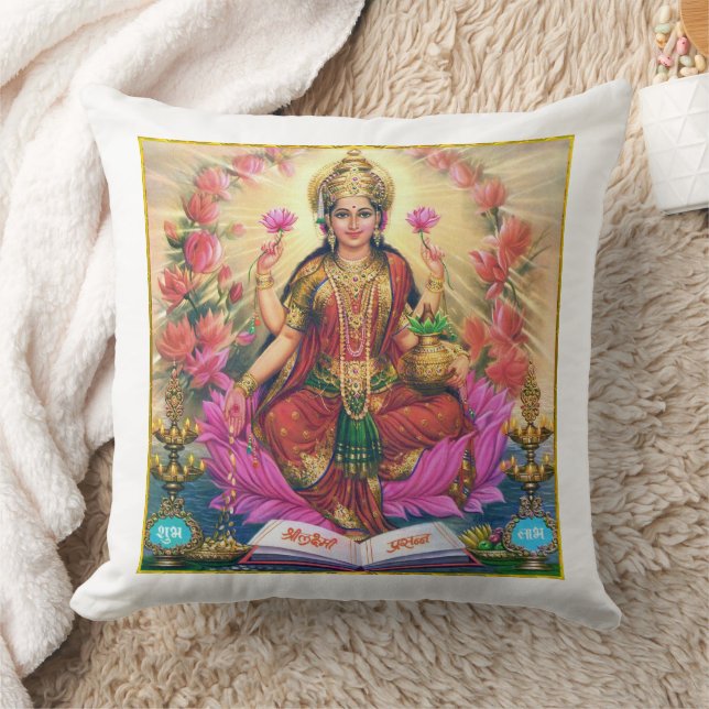 ALMOFADA LAKSHMI - GODDESS LAKSHMI - TRAVESSEIRO (COR A1E) (Cobertor)
