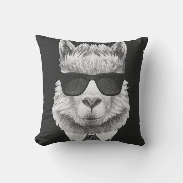 Almofada Lama elegante (Frente)