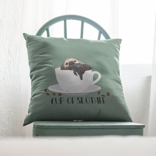 Almofada Lama Sonolenta Adorável Para Amantes De Café