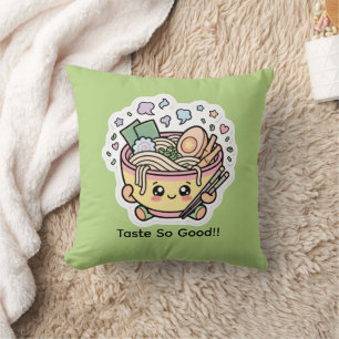 Almofada Lançamento Kawaii Ramen Noodle Bowl Tem Gosto Tão