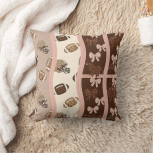 Almofada Lance de Futebol Coquette com Estampa de Leopardo