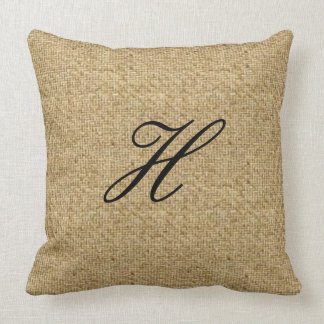 Almofada Lance Monogrammed feito sob medida Pil do teste