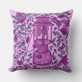 Almofada Lanterna bonito e Flores