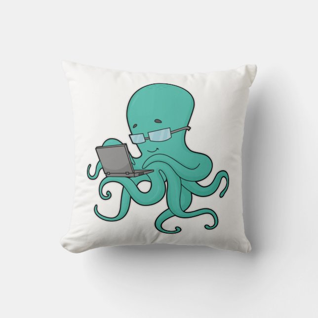 Almofada Laptop Octopus (Frente)