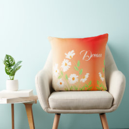 Almofada Laranja E Pêssego