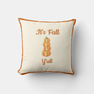 Almofada Laranja Pumpkins - Farmhouse Fall Harvest Decor