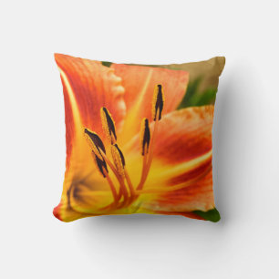 Almofada Laranja Tigre Lily Jogar Cushion