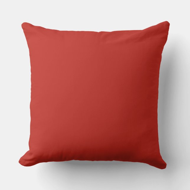 Almofada Laranja Vermelho de Outono (Frente)