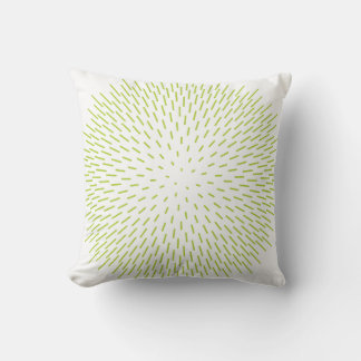 Almofada Lareira Verde Limão Moderna Abstrata Geométrica