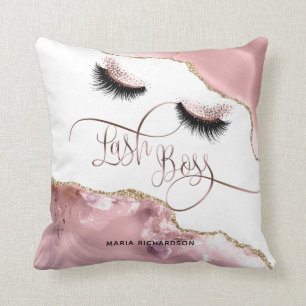 Almofada Lash Boss Makeup Olhos-da-sobrancelha Lashes Rosa-