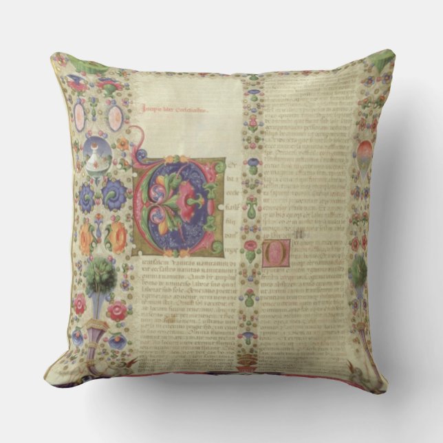 Almofada Lat 422 VolI fol.280v o começo do livro de (Frente)