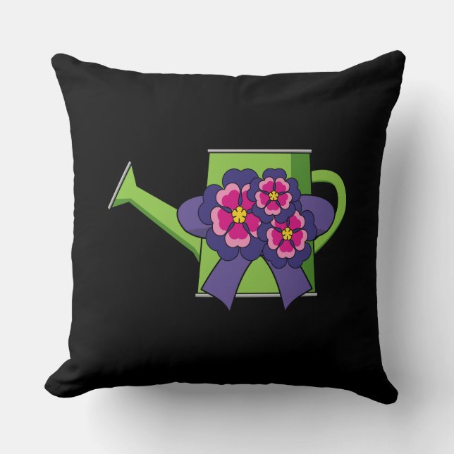 Almofada Lata de água doce com Buquê de flores (Frente)