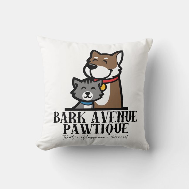 Almofada Latido Avenue Pawtique (Frente)