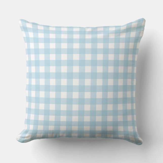 Almofada Lauren Gingham Blue (Frente)