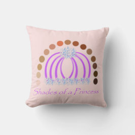 Almofada Lavadinho Em Sombras De Uma Princesa Compõem Arco-