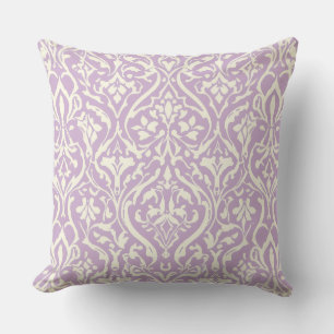 Almofada Lavanda e Cream Damask