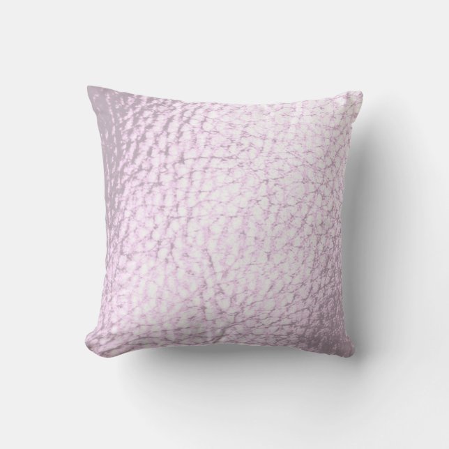 Almofada Lavander Pearl Faux Leather Design (Frente)