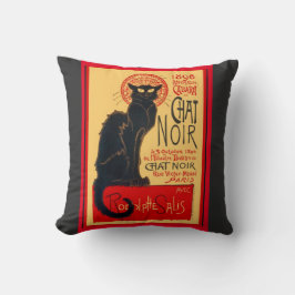 Almofada Le Chat Noir, O Gato Negro, Travesseiro De Arte