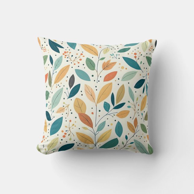 Almofada Leaf and Dots cushion (Frente)