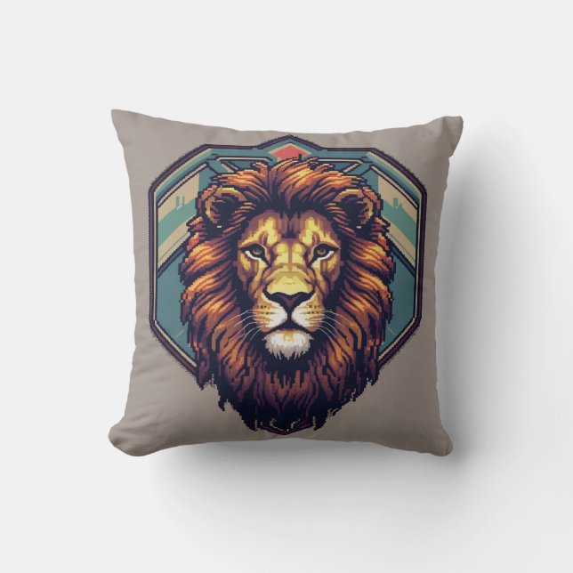 Almofada Leão Retroativo (Frente)