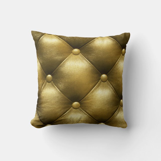 Almofada Leather Sofa Elegance: Upholsteria Luxuosa. (Frente)