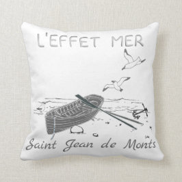 Almofada  L'effet mer - plage à personnaliser