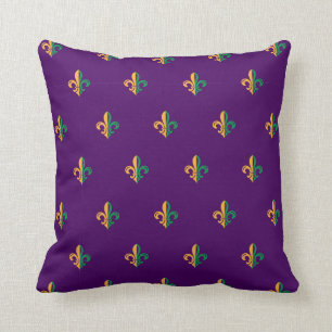Almofada Legal Mardi Gras Fleur de Lis