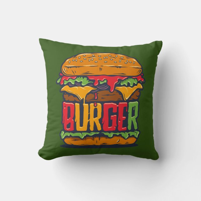 Almofada Legal Travesseiro Burger! (Frente)
