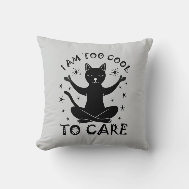 Almofada Legal Vibes de Gato (Frente)