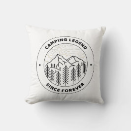 Almofada Legenda de acampamento desde sempre