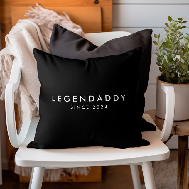 Almofada Legendaddy desde então para Pais lendários minimal (throw pillow for dads)