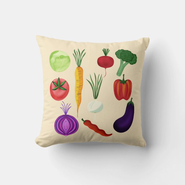 Almofada Legumes Frescos (Frente)