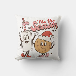 Almofada Leite de Natal e Biscoito
