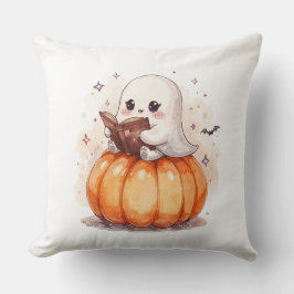 Almofada Leitura Fantasma Cute Spooky - Pumpkin Cozy Hallow