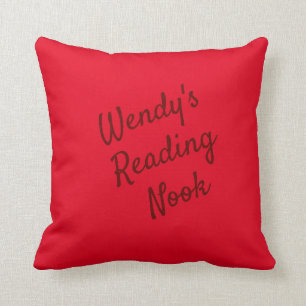 Almofada Lendo Cushion Nook, Vermelho Vibrante