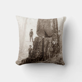 Almofada Lenhadores Americanos Por Volta de 1880