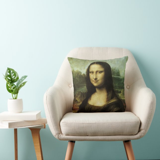 Almofada Leonardo da Vinci's Mona Lisa, Arte Renascentista (Cadeira)