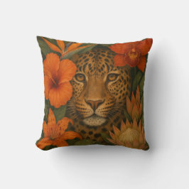 Almofada Leopard Throw Pillow