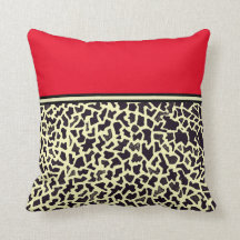 Leopardo de Creme Vermelho