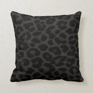 Almofada Leopardo do carvão vegetal