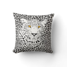 Leopardo Preto e Branco Em Manchas