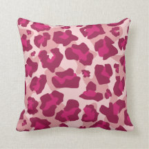 Leopardo rosa e vermelho